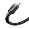Baseus Cafule USB naar USB-C 3A 1m (grijs-zwart)
