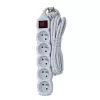 Esperanza ELK215W stroomverdeler 3 m 5 AC-stopcontact(en) binnen wit