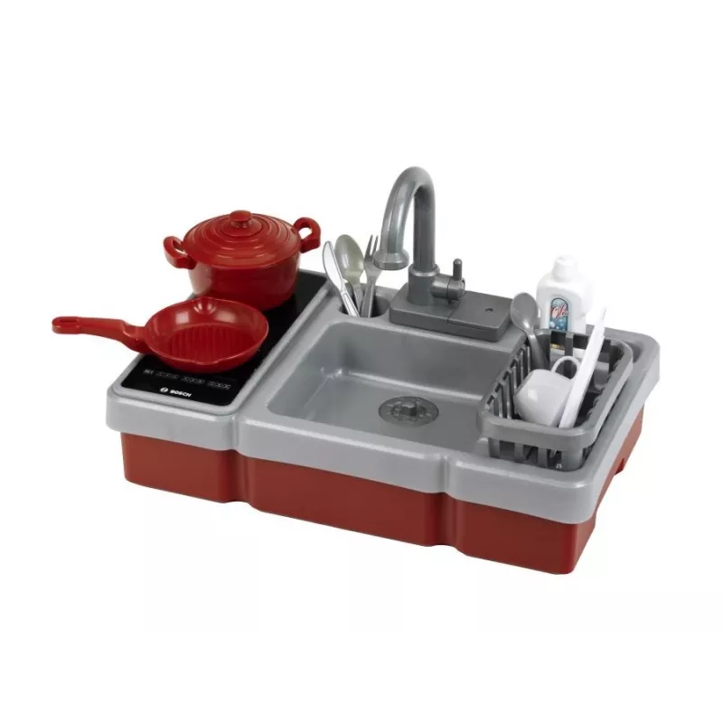 Speelgoedspoelbak met waterfunctie en licht KLEIN model 7110 – accessoire voor kinderspeelkeuken