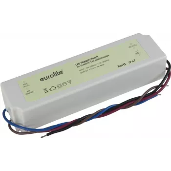 Elektronische transformator EUROLITE 12V 8A IP67 – laagspanningsvoeding voor LED/halogeen