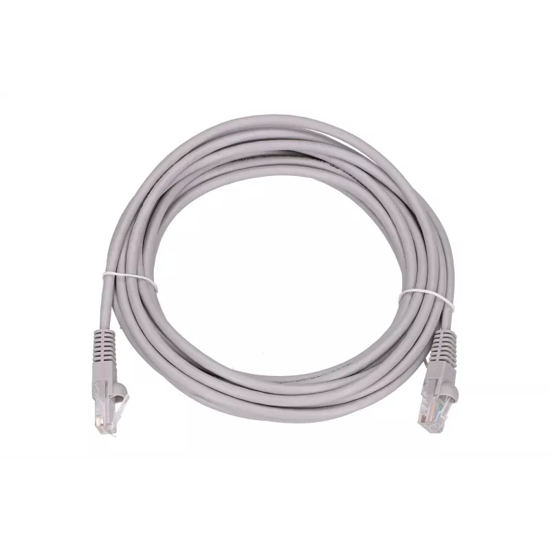 Netwerk-patchkabel Extralink Cat5e UTP 5 m — RJ-45 naar RJ-45, grijs
