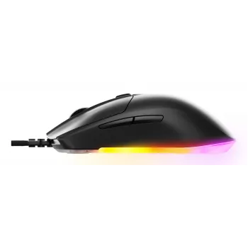 STEELSERIES Rival 3 Gen 2 muis zwart