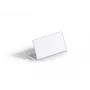 Durable 8055-19 tafelnaambordhouder, L-vorm, 52 x 100 mm, acryl, transparant, 10-pack