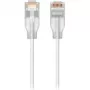 Netwerk-patchkabel UBIQUITI UACC-Cable-Patch-EL Cat6 RJ-45 2.5GbE PoE++ 0,15 m doorschijnend wit (24 stuks)