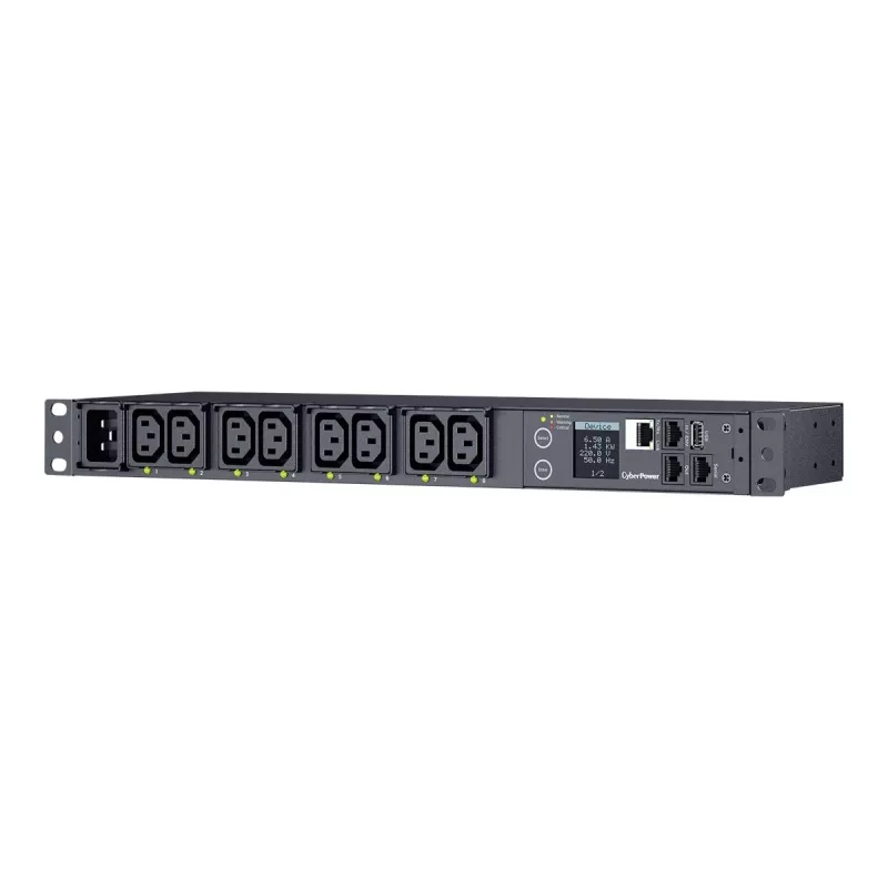 CyberPower PDU41005 Power Distribution Unit (PDU) 8 AC-uitgangen 1U zwart