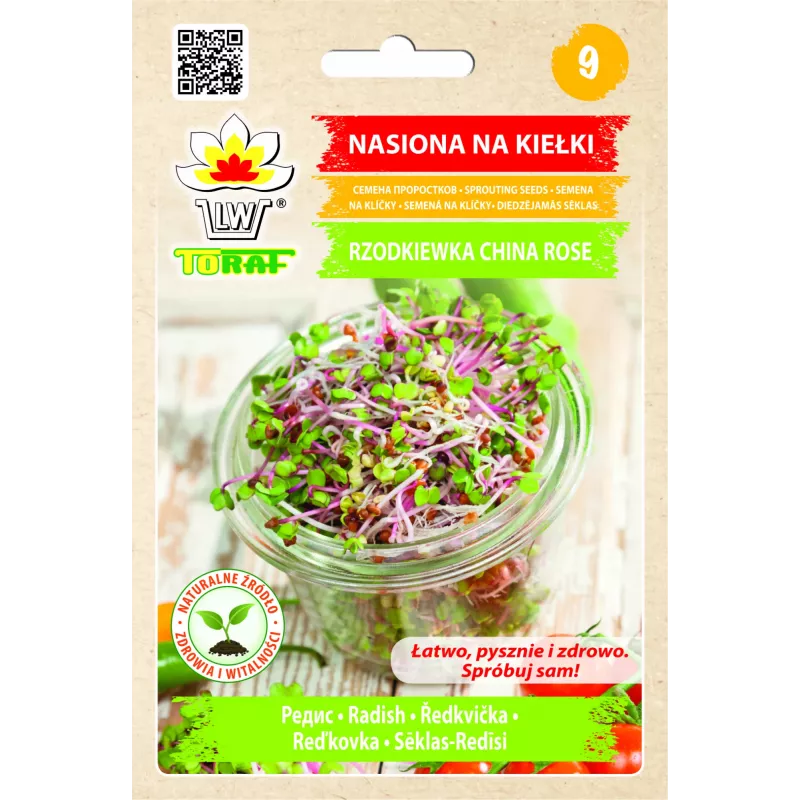 China Rose radijszaden voor spruitgroenten, 20g verpakking