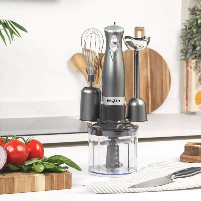 Salter EK2827GUNMETALFVDE Cosmos 3-in-1 blenderset