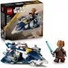 LEGO Microfighter Star Wars Plo Koons Jedi Starfighter 75400 — 89 onderdelen, 1 minifiguur, leeftijd 6+