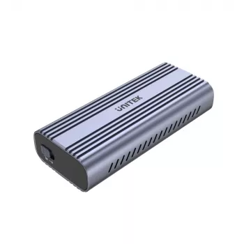 SSD-behuizing Unitek SolidForce Reefer grijs – M.2 NVMe PCIe, USB‑C 10 Gbit/s, aluminium, 1 drive
