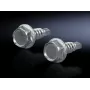 Schroef Rittal 2487.000, roestvrij staal, 9,5 mm lengte, verpakking met 300 stuks