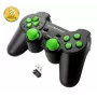 Esperanza Gladiator EGG108G draadloze gamepad, 2,4 GHz, pc/PS3, zwart/groen
