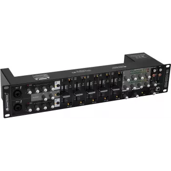 Entertainment-mixer Omnitronic EM-550B MK2 5-kanaals USB-mixer met EQ en microfooningangen