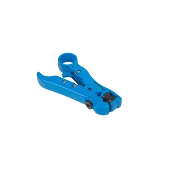 Kabelstripper LANBERG NT-0102, kunststof handgreep, beschermende isolatie, verwisselbare messen, blauw