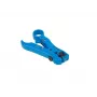 Kabelstripper LANBERG NT-0102, kunststof handgreep, beschermende isolatie, verwisselbare messen, blauw