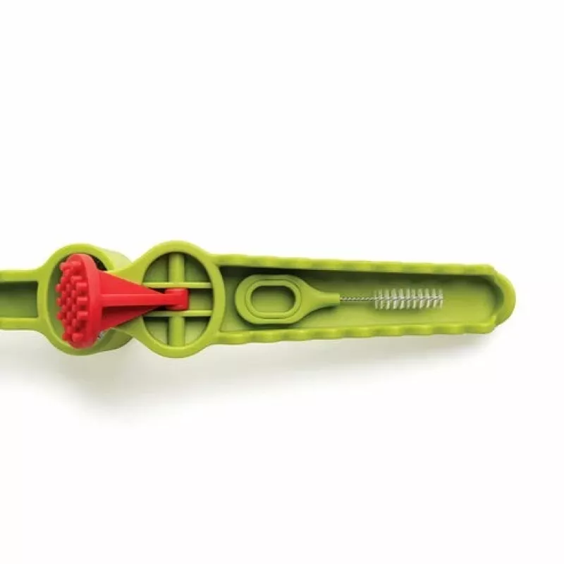 Knoflookpers met handgreep Ototo Design Garligator groen kunststof staal