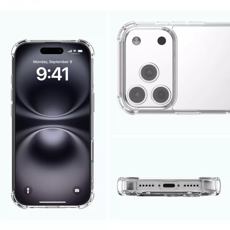 Border Case 4smarts Ibiza voor Apple iPhone 17 Pro Max 17,5 cm transparant