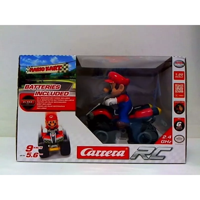 Carrera Mario radiografisch bestuurd (RC) modelquad elektromotor 1:20