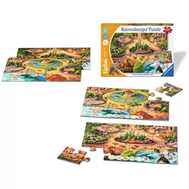 tiptoi puzzel voor jonge ontdekkers: Zoo