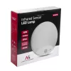 Wand-LED-lamp MACLEAN MCE357W met IR-bewegingssensor, wit, voor buiten en binnen