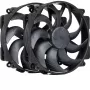 Noctua NF-A14x25r G2 PWM Sx2-PP chromax.zwart 140 mm dual-fan-set