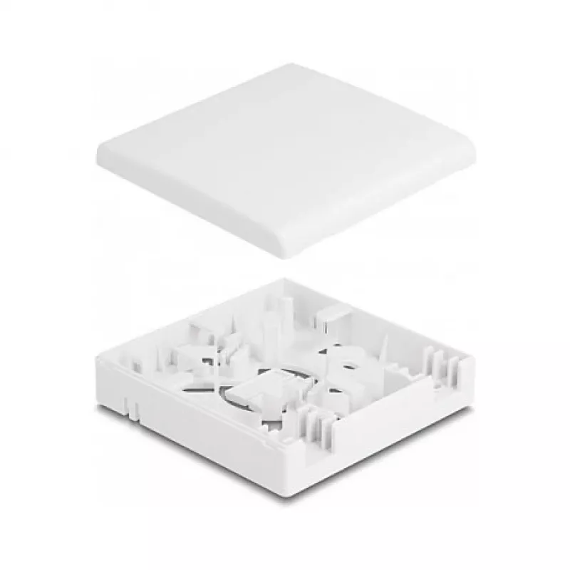 DeLOCK glasvezel-aansluitdoos 2 x SC simplex LC duplex wit