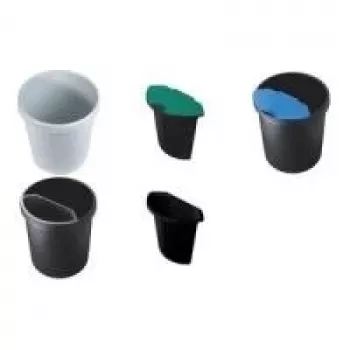 Helit afvalbak inzet H6106995 6 liter voor H 61061/H 61062 zwart