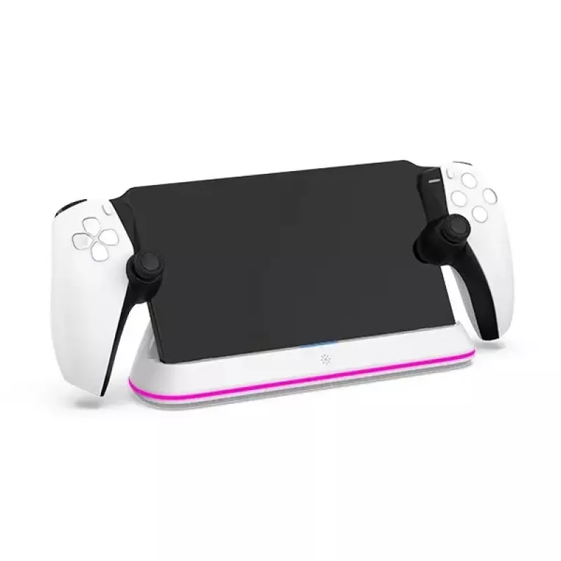 Laadsysteem Subsonic SA5708 voor Playstation Portal bedraad zwart wit