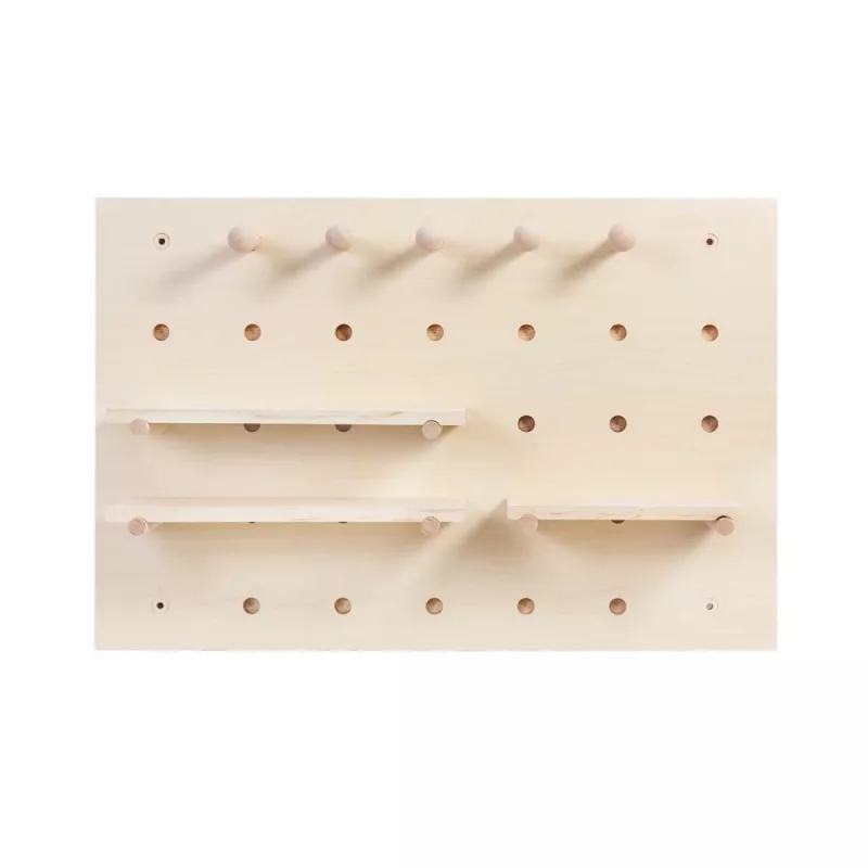 Maclean MC-130 WD houten organizerbord, 40x60 cm, max. 20 kg