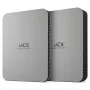 LaCie Mobile Drive Moon 4TB externe harde schijf draagbaar Zilver USB-C 3.2 PC Mac met Adobe Creative Cloud 3 jaar Rescue Services (STLP400040)