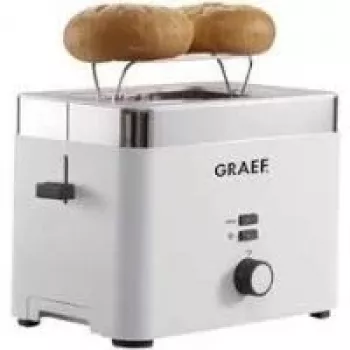 Graef TO 61 - toaster - 2 sneetjes - 2 sleuven - edelweiss