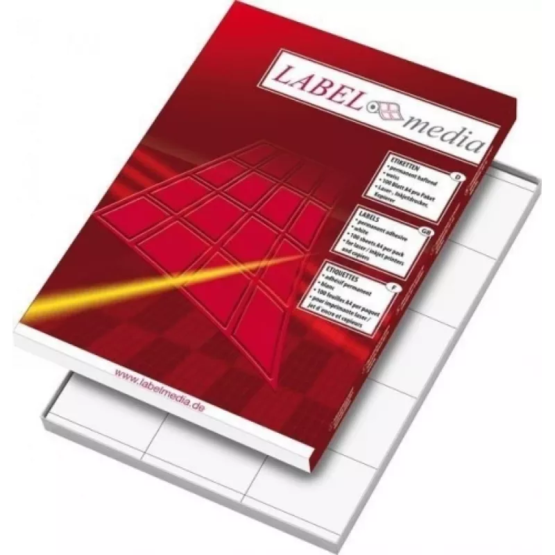 Zelfklevende labels LabelMedia, A4, wit 210x297 mm, (100 st.) 0707-750