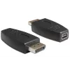 DeLOCK - DisplayPort-adapter - DisplayPort (M) naar Mini DisplayPort (W) - zwart