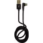 LC-POWER kabel USB-Micro-1M-2 1 m zwart, USB-A naar micro-USB (LC-C-USB-MICRO-1M-2)