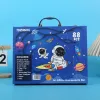 Kunstkleurstel Extralink Blue Astronaut — 88 delen (kleuren, penselen, accessoires)