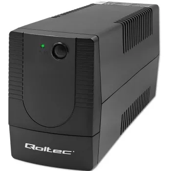 Qoltec 53772 UPS (noodstroomvoorziening) Line-Interactive 0,65 kVA 360 W 1 AC-uitgang