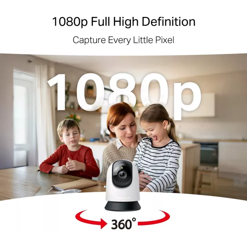 TP-LINK Mercusys MC200 pan/tilt wifi-beveiligingscamera voor thuis