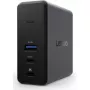 Lenovo X9 Charging GaN Dock bedraad USB 3.2 Gen 2 (3.1 Gen 2) Type-C grijs