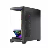 PC-behuizing MODECOM Volcano Stellar 5F ATX Midi Tower, gehard glas, 5 voorgeïnstalleerde ventilatoren, USB‑C, ondersteunt microATX/ATX, max. GPU 420 mm, CPU-koelerhoogte 175 mm
