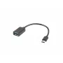 USB-kabel Lanberg AD-OTG-UC-01 0,15 m USB 2.0 USB A USB C zwart
