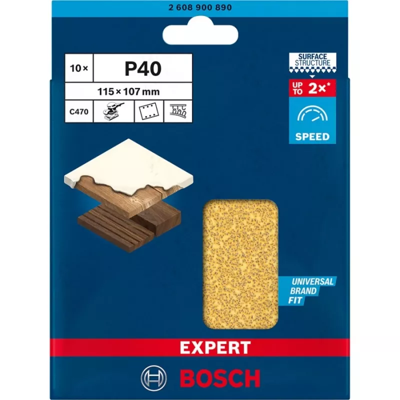 Bosch 2 608 900 890 rotatiegereedschap schuur-/schuuraccessoire hout schuurblad