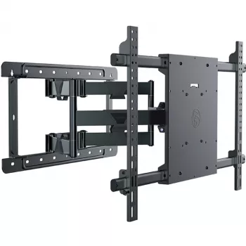 HAGOR BrackIT XXL HD II - bevestigingskit (wandbevestiging, zwenkarm, VESA-houder) - full-motion - voor flatscreen - zwart - beeldschermformaat