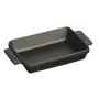Rechthoekige mini-backplate stof 250 ml, zwart