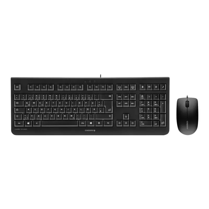 CHERRY DC 2000 toetsenbord, muis inbegrepen, universeel, USB, QWERTY, Tsjechisch, zwart