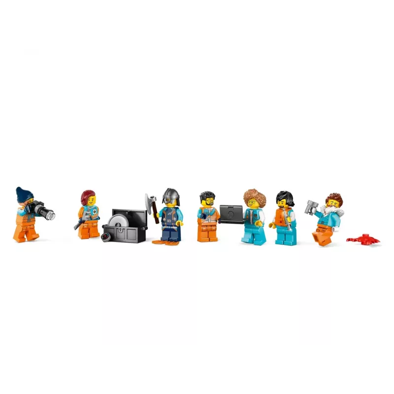 Constructiespeelgoed LEGO City Arctische expeditie schip 60368 — 815 onderdelen, 7+ jaar, bevat 4 minifiguren