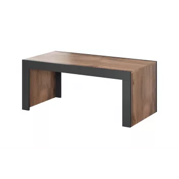 Cama MILA bank/tafel 120x60x50 eiken wotan + antraciet