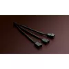 Splitterkabel NA-SC1 Sx2 zwart, 13,5 cm, 2 stuks, voor PWM-ventilator