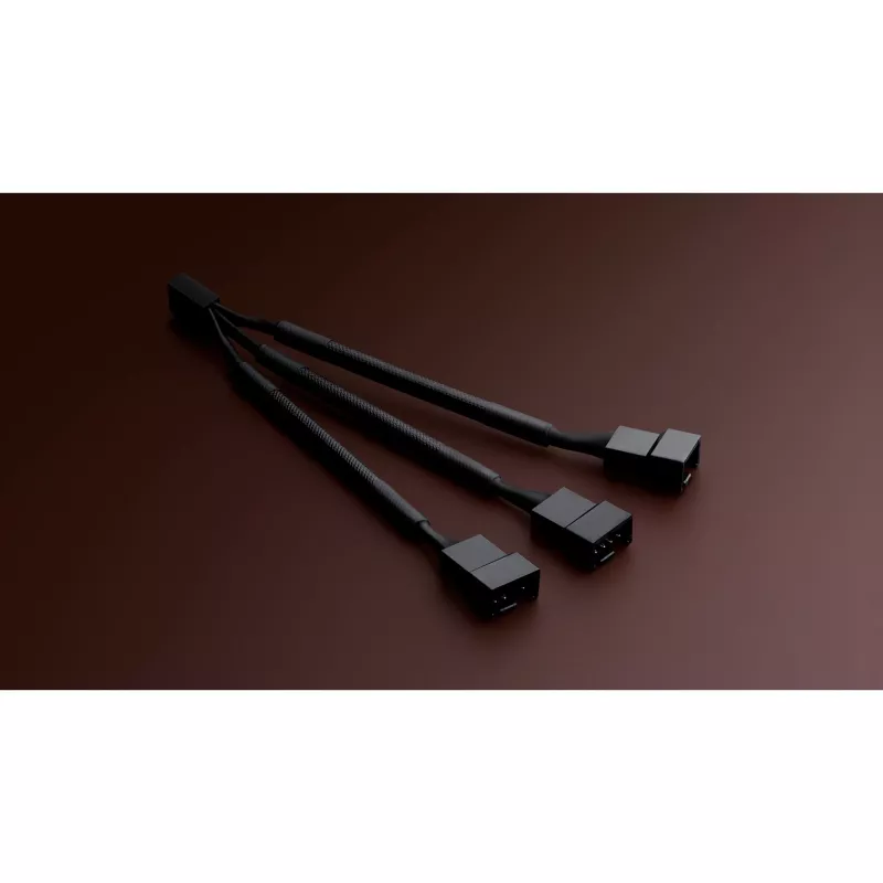 Splitterkabel NA-SC1 Sx2 zwart, 13,5 cm, 2 stuks, voor PWM-ventilator
