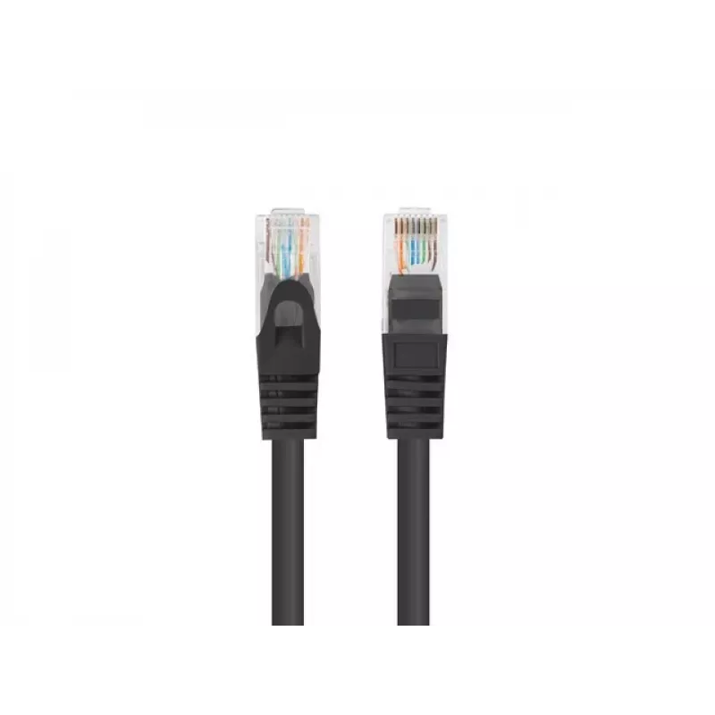 PATCHCORD Cat.6 UTP 3M zwart FLUKE PASSED LANBERG 10-PACK