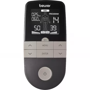Elektrostimulatie-TENS/EMS-apparaat Beurer EM 1 RELIEF+ (model 60428) antraciet