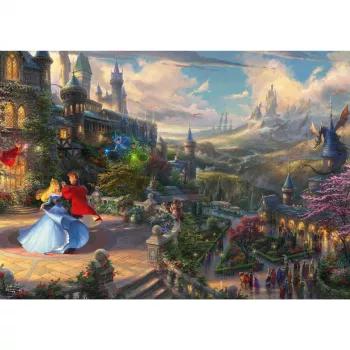 Legpuzzel Schmidt Spiele Thomas Kinkade Studios Disney Dreams Collections Doornroosje 1000 stukjes
